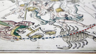 Wie Wissenschaft durch Dürers Karte des Nordhimmels scheint