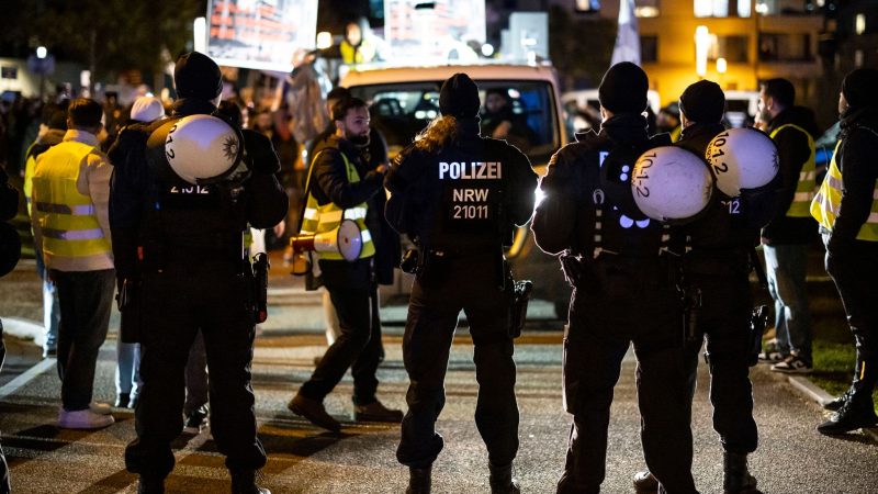 Eine propalästinensische Demonstration in Essen.