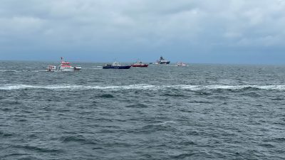 Nordsee: Taucheinsatz nach tödlichem Frachterunglück beginnt