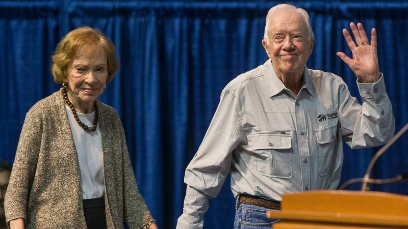 Rosalynn und Jimmy Carter auf einer Aufnahme von August 2018. Das Paar war 77 Jahre lang verheiratet.